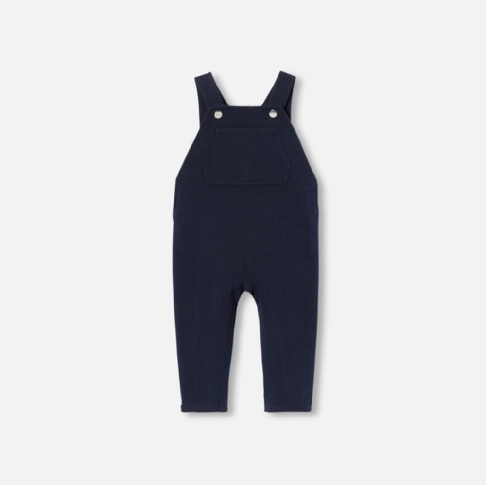 • Jacadi Paris • Baby Overalls Navy Blue 6 Months Super Soft
